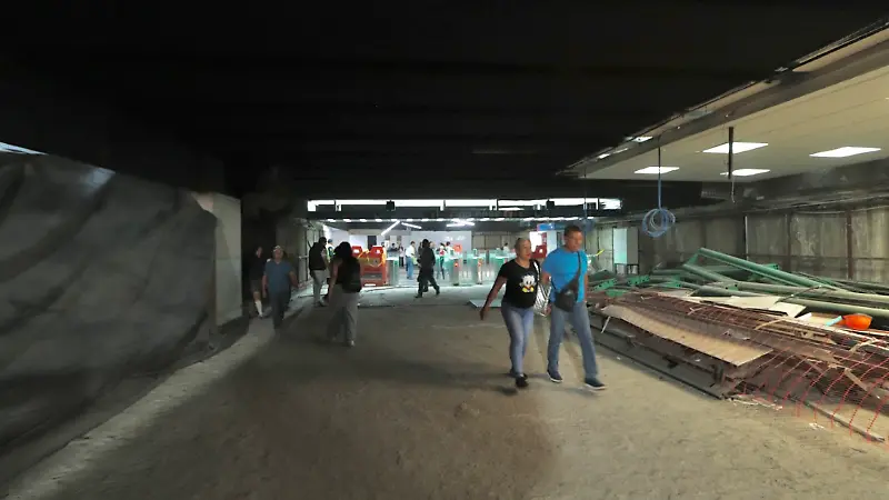 Obras en estaciones Zócalo, Allende, Bellas Artes, Pino Suárez
